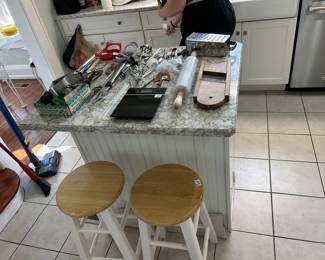 Bar stools, kitchenware