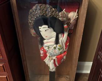 #260 hagoita geisha paddle $60.00