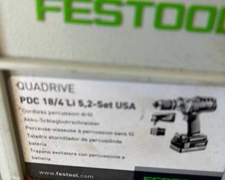 #69 festool pdc18/4li5 2 sets $220.00