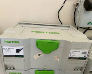 #77 festool ets125eq sander $200.00