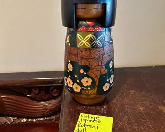#255 vintage Japanese Kokeshi doll $60.00