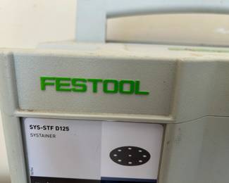 #75 festool sysstfd125 sandpaper $35.00