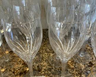 #104 Noritake moondust wine glasses, set of 12 $84.00