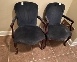 #59 blue velvet armchair $75.00
#60 blue velvet armchair $75.00