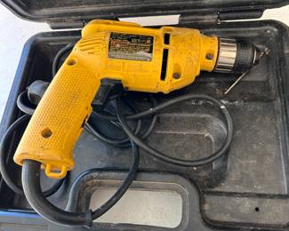 #81 DeWalt cordless drill with case dw160 $24.00