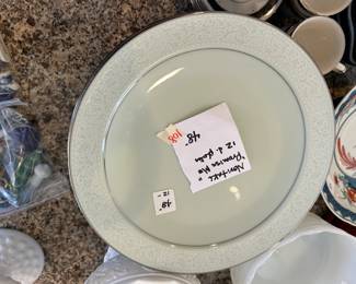 #108 noritake promise me 12 dinner plates $48.00