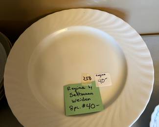 #258 Regina by Settmann Weiden, 8 pieces $40.00