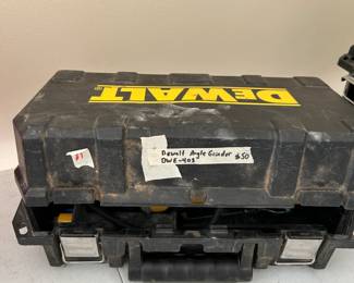 #82 DeWalt angle grinder dwe402 $50.00