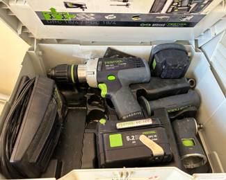 #69 festool pdc18/4li5 2 sets $220.00
