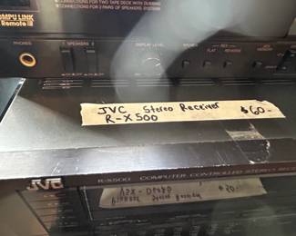 #182 JVC rx500 stereo receiver $60.00