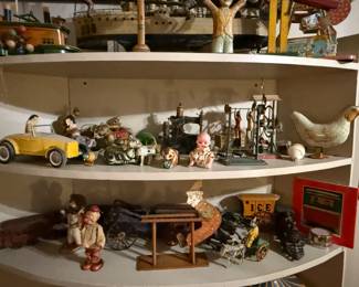 Vintage toys -wind up, etc