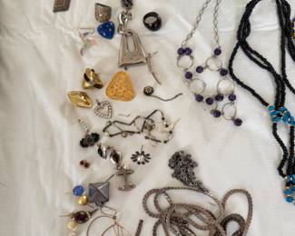 Sterling & costume jewelry