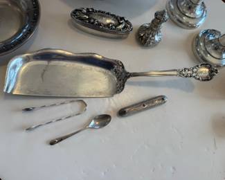 Sterling serving items