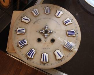 French clock face