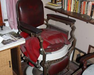 Vintage Koken barber chair