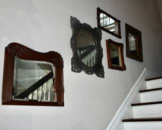 Collection of vintage mirrors