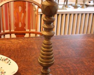 Antique brass candesticks
