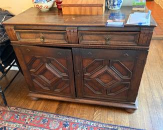 Antique oak chest