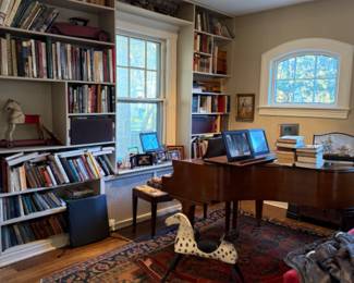 Living room - Chickering baby grand piano