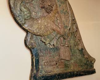 19th carousel side panel depiciting a mermaid