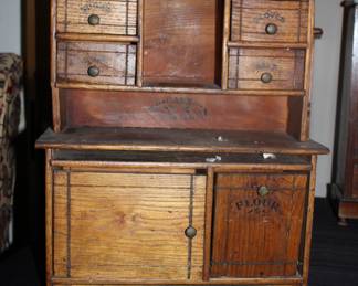Collection of miniature furniture / salesman samples - Cass kitchen