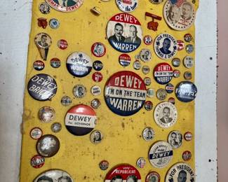 Dewey / Warren Political Buttons