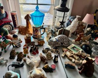 Large lot of cat collectibles