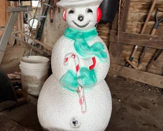 Blow Mold Snowman