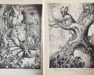 Richard Sedlow (1924-2008) signed prints (61/300) and  (300/300) respectively 