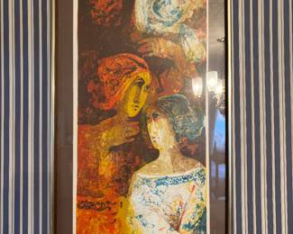 Sunol Alvar "Couple with Dove" signed litho (217/275)