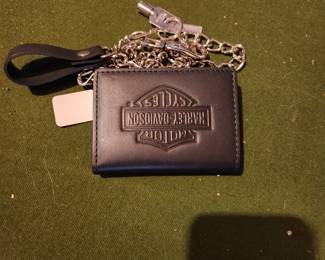 Harley Davison wallet with chain