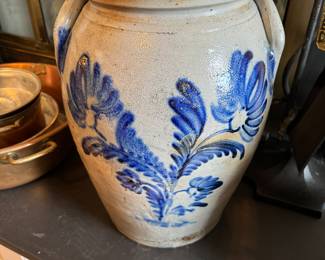 Antique 2 Gallon Stoneware Pot