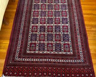 Turkish Hand-Knotted Wool Rug (55"W x 80"L)
