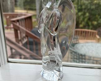 Baccarat Crystal Praying Angel Figurine