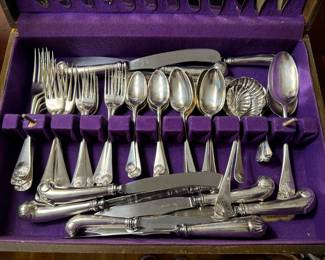 Steiff Sterling Silver Flatware  (1753 gms/40pc + 23 knives)