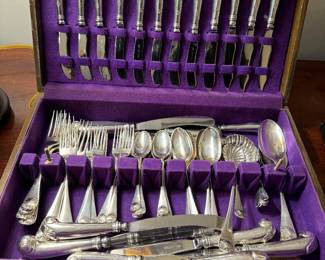 Steiff Sterling Silver Flatware  (1753 gms/40pc + 23 knives)