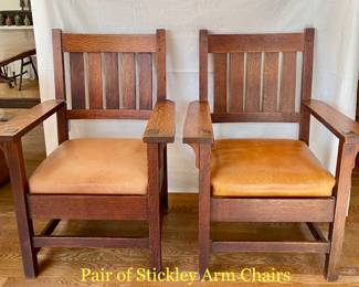 Stickley Arm Chairs