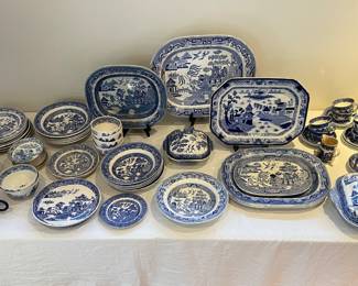 Generational Collection of Blue Willow