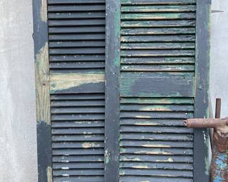 Patinaed Shutters