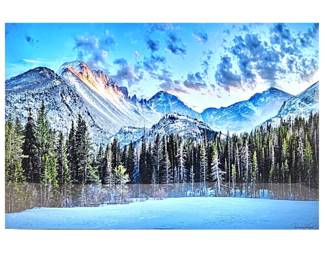 "Lair of the Bear" Colorado Fine Art Photography Print- Signed by Randy Koespell. 24" x 36"