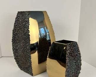 Stunning brass vases