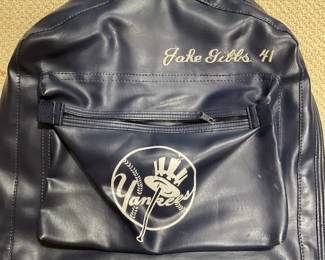 Jake Gibbs New York Yankees garment bag