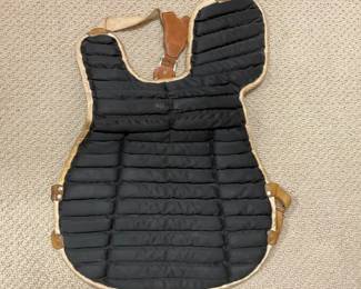 Jake Gibbs game used chest protector I