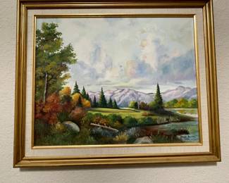 Hand painted oil painting