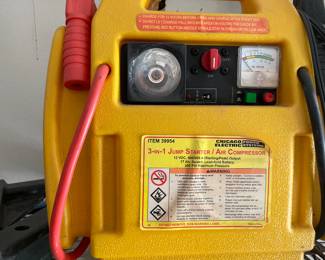 Chicago Electric 3 in 1 jumper starter/air compressor
