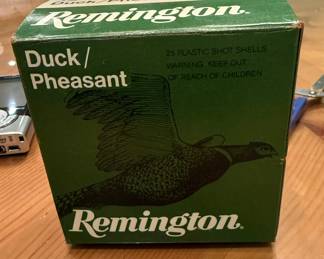 Duck/pheasant Remington shot gun shells, ammo