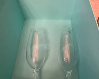 Tiffany champagne glasses