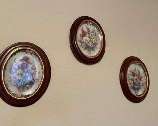 Hand painted plates