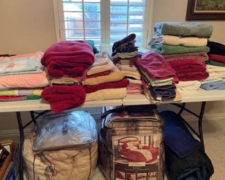 Misc towels and comforter sets