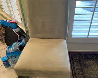 Set of four parson chairs